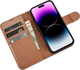 Etui z klapką iCarer Real Cowhide Premium Leather 2in1 Wallet Case z RFID do Apple iPhone 14 Pro Max Brown (WMI14220728-BN) - obraz 4