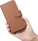 Etui z klapką iCarer Real Cowhide Premium Leather 2in1 Wallet Case z RFID do Apple iPhone 14 Pro Max Brown (WMI14220728-BN) - obraz 11