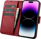 Чохол-книжка iCarer Real Cowhide Premium Leather 2in1 Wallet Case з RFID для Apple iPhone 14 Pro Max Red (WMI14220728-RD) - зображення 3