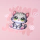 Дневник школьный твердый А5 YES Cute kitten 911393 40 листов 5122861 - изображение 2
