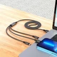 Кабель Combo HOCO Lightning/Type-C/Micro USB 3-in-1 Super charging cable X76 | 1m, 2A | 5035676 - зображення 4
