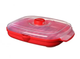 Pojemnik Sistema Microwave Easy Bacon! czerwony 950 ml (9414202011435) - obraz 2