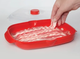 Pojemnik Sistema Microwave Easy Bacon! czerwony 950 ml (9414202011435) - obraz 4
