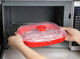Pojemnik Sistema Microwave Easy Bacon! czerwony 950 ml (9414202011435) - obraz 6