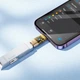 Перехідник HOCO iP male to C female OTG transparent adapter UA36A | 480Mbps, 2A | 5035683 - зображення 4