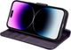 Чохол-книжка iCarer Real Cowhide Premium Leather 2in1 Wallet Case з RFID для Apple iPhone 14 Pro Dark Purple (WMI14220726-DP) - зображення 9
