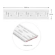 Молдинг Sticker Wall 3000х50х6 мм Белый SW-00002687 - изображение 2
