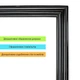 Молдинг Sticker Wall 5000х30х9,5 мм Черный SW-00002676 - изображение 5