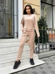 Жіночий велюровий костюм двійка (светр+штани) Uaclothes M Бежевий (like34133-145401352) - изображение 1