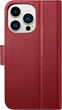 Etui z klapką iCarer Real Cowhide Premium Leather 2in1 Wallet Case z RFID do Apple iPhone 14 Pro Red (WMI14220726-RD) - obraz 2