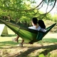 Туристический подвесной гамак HAMMOCK NET с москитной сеткой 260х130 см Зеленый (64460) - изображение 2
