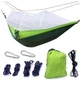 Туристический подвесной гамак HAMMOCK NET с москитной сеткой 260х130 см Зеленый (64460) - изображение 4