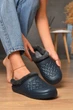 Галоши женские без задника утепленные темно-синего цвета Krok размер 36 (205008) - изображение 1