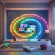 Неонова світлодіодна стрічка-шланг Smart RGB кругла розумна мотузка світлодіодна 5 метрів (AA0798) - зображення 2