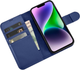 Чохол-книжка iCarer Real Cowhide Premium Leather 2in1 Wallet Case з RFID для Apple iPhone 14 Blue (WMI14220725-BU) - зображення 4