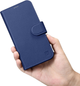 Чохол-книжка iCarer Real Cowhide Premium Leather 2in1 Wallet Case з RFID для Apple iPhone 14 Blue (WMI14220725-BU) - зображення 11
