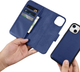 Чохол-книжка iCarer Real Cowhide Premium Leather 2in1 Wallet Case з RFID для Apple iPhone 14 Blue (WMI14220725-BU) - зображення 14