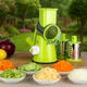 Овощерезка терка мультислайсер для овощей и фруктов Kitchen Master зеленая - изображение 4