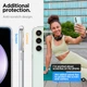 Чехол противоударный Spigen Liquid Crystal для Samsung Galaxy S23 FE (S711) Clear прозрачный силиконовый ACS07040 - изображение 12
