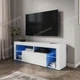 Тумба под телевизор с подсветкой 140 см, тумбочка под TV с led подсветкой современная от производителя Белый - изображение 1