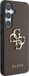 Панель Guess Grained Big 4G Logo Small Classic для Samsung Galaxy S25 Plus Brown (3666339449186) - зображення 4