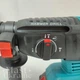 Перфоратор аккумуляторный бочковый с 2 аккумуляторами Li-Ion 20V 6Ah в кейсе, электроперфоратор SDS-plus с 3 режимами работы (сверление, удар, долбление) для бетона, кирпича, металла и дерева, HD-20 - изображение 10