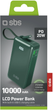 Powerbank SBS 10000 mAh 20W Green (8018417481383) - obraz 11