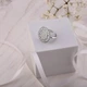 Серебряное этническое кольцо с цветочным орнаментом Пейстра mini 925 19-20 размер - изображение 4
