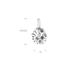 Кулон серебряный этнический Дивоптах Amethyst 925 - изображение 3