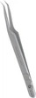 Пинцет профессиональный с насечками для ресниц Staleks Pro Expert 45 Type 8 mini L (TE-45/8) (4820241069668) - изображение 1