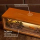 Нічник-панорама "Акваріум", лаковане дерево (LED, Акумулятор, USB Type-C) - изображение 3