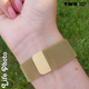 Ремешок миланская петля для Xiaomi Amazfit Bip 3/ Bip3 Pro Золотистый - изображение 6