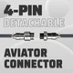 Кабель ATTACK SHARK C01PRO Type-C - Aviator COILED CABLE (Black) - изображение 5