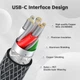 Кабель ATTACK SHARK C01PRO Type-C - Aviator COILED CABLE (Black) - изображение 7