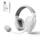 Беспроводные игровые наушники ATTACK SHARK L80PRO 3 Modes (2.4G/Bluetooth/Wired) for PC/PS/XBOX (White) - изображение 1
