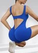 Женский спортивный комбинезон LILAFIT Голубой L (LFJ000045) - изображение 4