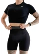 Женский костюм для фитнеса LILAFIT Черный L (LFT000032) - изображение 1