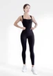 Женский спортивный комбинезон LILAFIT Черный M (LFJ000068) - изображение 1