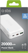 УМБ SBS 20000 mAh 20W White (8018417344978) - зображення 5