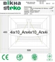 Окно Steko 500х400 мм 3-стекла/аргон - изображение 2