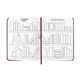 Дневник читательский «Just read» бордовый - изображение 10