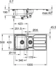 Кухонная мойка GROHE K-Series K500 31572SD1 - изображение 5