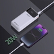 Powerbank Dudao K15 Pro USB-C / Lightning 20000 mAh White (6976625330430) - obraz 4