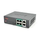 4х портовый PoE коммутатор с автоперезапуском ONV-H1064PSD , 4хРоЕ 100 Мбит + 2хUplink 100 Мбит до 250м, IEEE802.3af/at , общая мощность 65Вт - изображение 2
