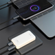 Мережевий зарядний пристрій Dudao A65Q 65W PD USB-A / USB-C Ultra-Thin EU/US White (6976625333851) - зображення 5