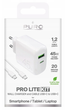 Ładowarka sieciowa Puro PROLITE Daily 45W USB-A - USB-C z kablem USB-C 1.2m White (8018417498688) - obraz 2