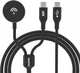 Ładowarka indukcyjna 2w1  Dudao A12MaxC PD 60W do Apple Watch / USB-C Black (6976625333516) - obraz 1