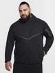 Толстовка на флисе, на молнии мужская Nike M Nk Tch Flc Fz Wr Hoodie HV0949-010 L Черная (0197602911275) - изображение 11