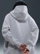 Толстовка на молнии на флисе с капюшоном оверсайз женская Nike W Nsw Phnx Flc Fz Os Hoodie DQ5758-051 S Серая (0198481264896) - изображение 7