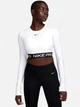 Спортивный топ для фитнеса женский Nike Nike Pro Df 365 Crop Ls FV5484-017 M Белый (0198482946302) - изображение 1